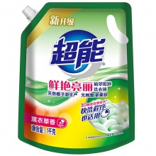 超能植翠洗衣液/鲜艳亮丽1kg