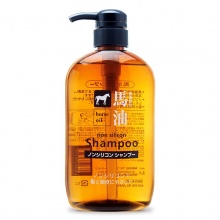 日本熊野咖思美马油洗发水600ml