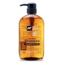 日本熊野咖思美马油洗发水600ml